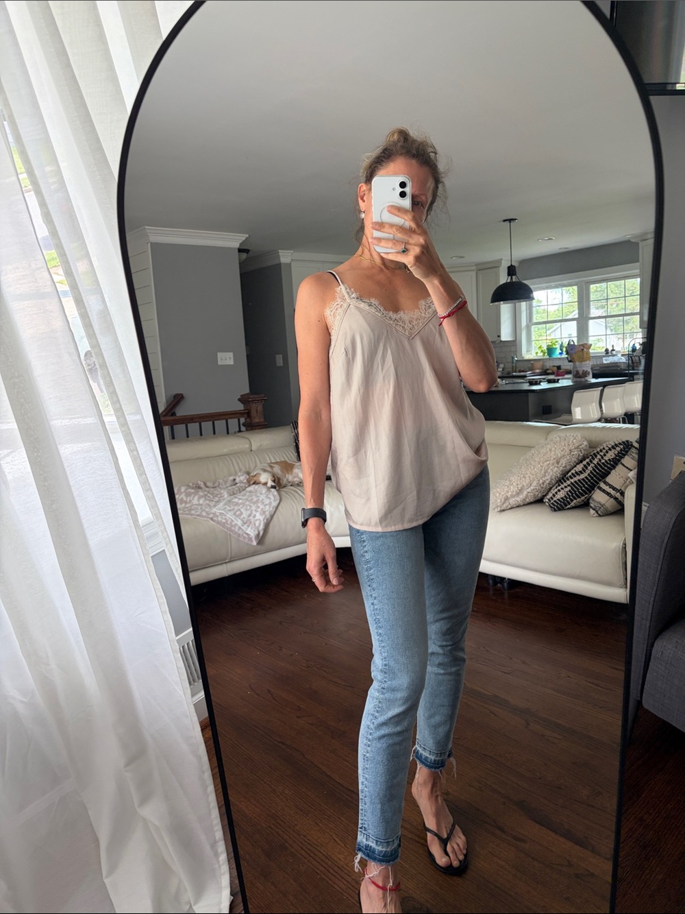 Camisole with lace details